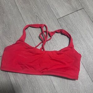 Lululemon Red Strappy Sports Bralette - Women Intimates & Sleepwear